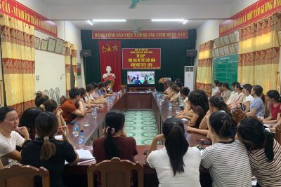 HỌP BAN ĐẠI DIỆN CHA MẸ TRẺ CUỐI NĂM HỌC 2025 – 2026